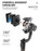 Handheld Gimbal Smartphone Bluetooth Handheld Stabilizer with Tripod Selfie Stick Folding Gimbal for Smartphone