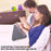 Multifunctional pillow-type tablet and phone holder, suitable for iPad and other devices, made from sponge material for added comfort.