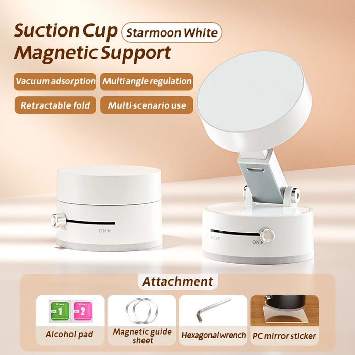 Universal 360° Magnetic Suction Phone Holder – Foldable, Multi-Use & Portable