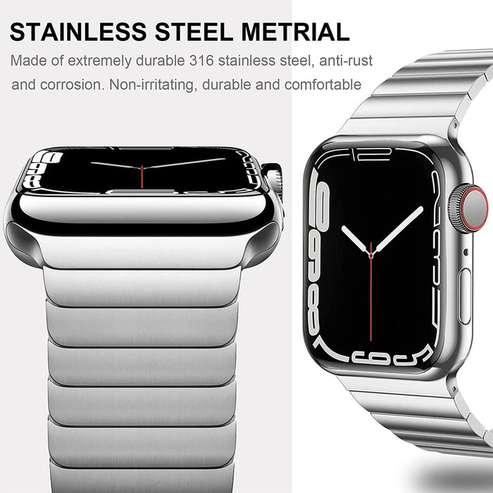 Stainless Steel Strap for Apple Watch Ultra band 49mm 44mm 40mm 45mm 41mm 42mm 38mm correa Bracelet iWatch series 7 SE 8 3 4 5 6