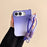 Luxury Gradient Hinge Protection Case for iPhone Duo with Wrist Strap Lanyard