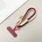 Short Phone Wrist Lanyard with Contrast Weave & Smiley Detail