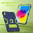 Heavy Duty Shockproof Rugged Protective Cover with Built-in Kickstand for iPad