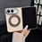 MagSafe Transparent Fold Case for iPhone Duo 18 — 360° Rotating Stand, Magnetic Camera Protection Cover