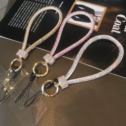 Crystal Wrist Phone Lanyard