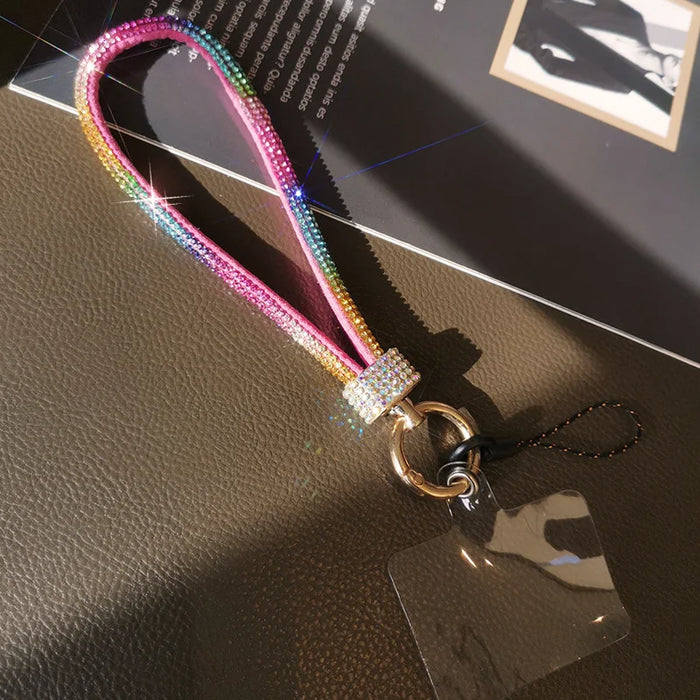 Crystal Wrist Phone Lanyard