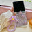 3D Flower Hinge Protection Case for Samsung Galaxy Z Flip 7 — Wrist Chain, Shockproof 2-in-1 Cover (Fits Z Flip 3–7, FE)