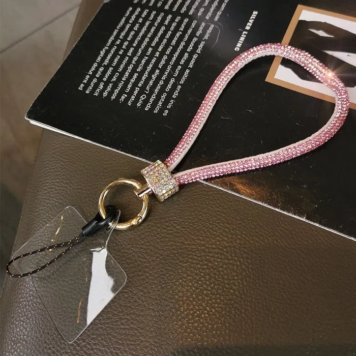 Crystal Wrist Phone Lanyard