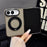 MagSafe Transparent Fold Case for iPhone Duo 18 — 360° Rotating Stand, Magnetic Camera Protection Cover