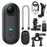 4K Mini WIFI Action Camera – 128GB Thumb-Sized POV Portable Video Recorder, IPX7 Waterproof, Helmet Mount, Vlogging Camcorder (Black)