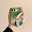 Luxury Gradient Hinge Protection Case for iPhone Duo with Wrist Strap Lanyard