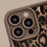 Winter Leopard Print Phone Case with Short Nylon Chain – Stylish & Protective for iPhone 16-11 Series