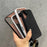 Waffle Sole Silicone Case for iPhone 11-17 with Wrist Strap Lanyard, Matte Shockproof Cover