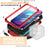 Military Grade Full-Body Rugged Built-in Kickstand Slide Camera Protective Cover Shell for iPhone 13/14
