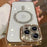 Clear Magnetic Case with Diamond Detail for iPhone 12–17 Pro Max & Plus