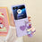 Cute Skin-Friendly Hard Back Cover With keychain For Motorola Razr 40