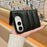 Down Jacket Soft Case for iPhone Duo Fold, Matte Black, Shockproof Buffer Protection