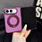 MagSafe Transparent Fold Case for iPhone Duo 18 — 360° Rotating Stand, Magnetic Camera Protection Cover