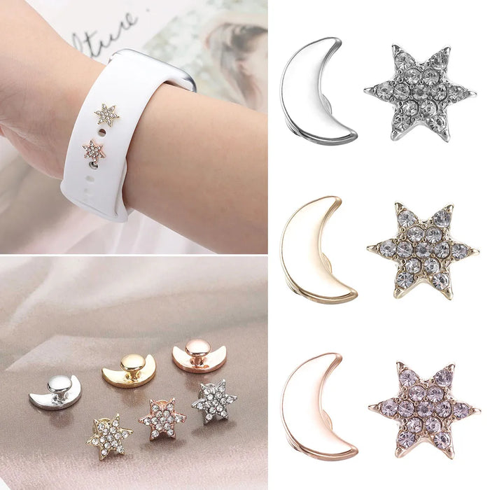 Silicone Strap Jewelry Charm for Apple Watch Band