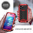 Military Grade Full-Body Rugged Built-in Kickstand Slide Camera Protective Cover Shell for iPhone 13/14