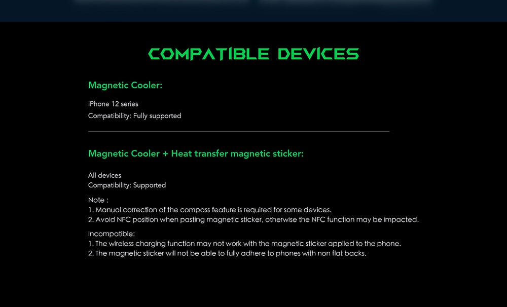 Magnetic Cooler for Phone