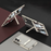 Luxury Leather MagSafe Case for Samsung Galaxy Z Fold 8 — Metal Kickstand, Built-In Glass Film Protection