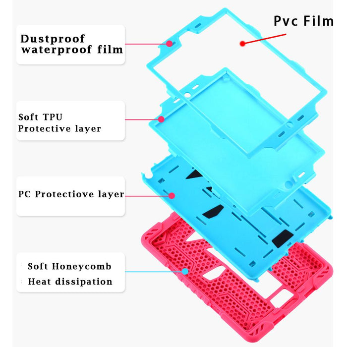 2 in 1 Case Heavy Duty Silicon Hard Cover For iPad Pro 