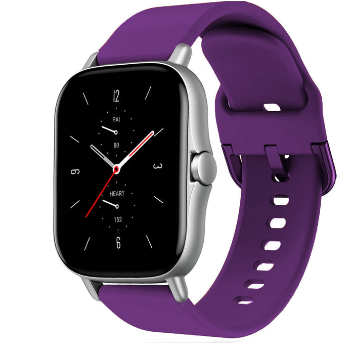 Silicone band For Amazfit GTS/2/2e/GTS2 Mini/GTR 42mm/47mm/GTR2/2e/stratos 2/3