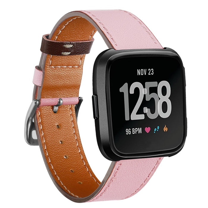 Genuine Leather band for Fitbit Versa