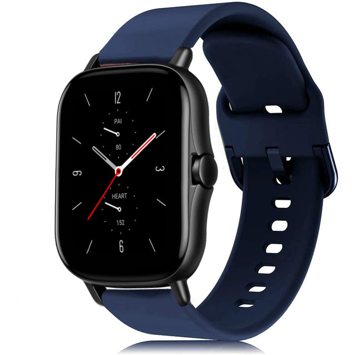 Silicone band For Amazfit GTS/2/2e/GTS2 Mini/GTR 42mm/47mm/GTR2/2e/stratos 2/3