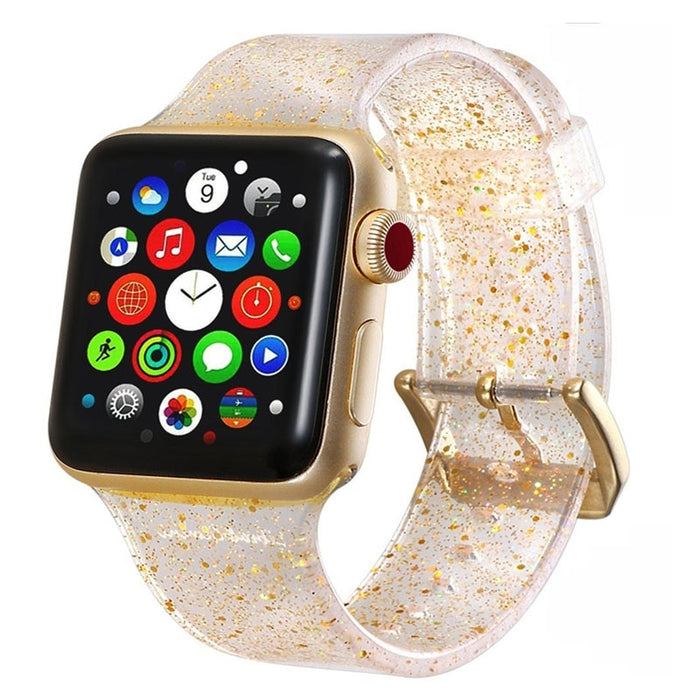 Glitter Silicone Band For Apple Watch