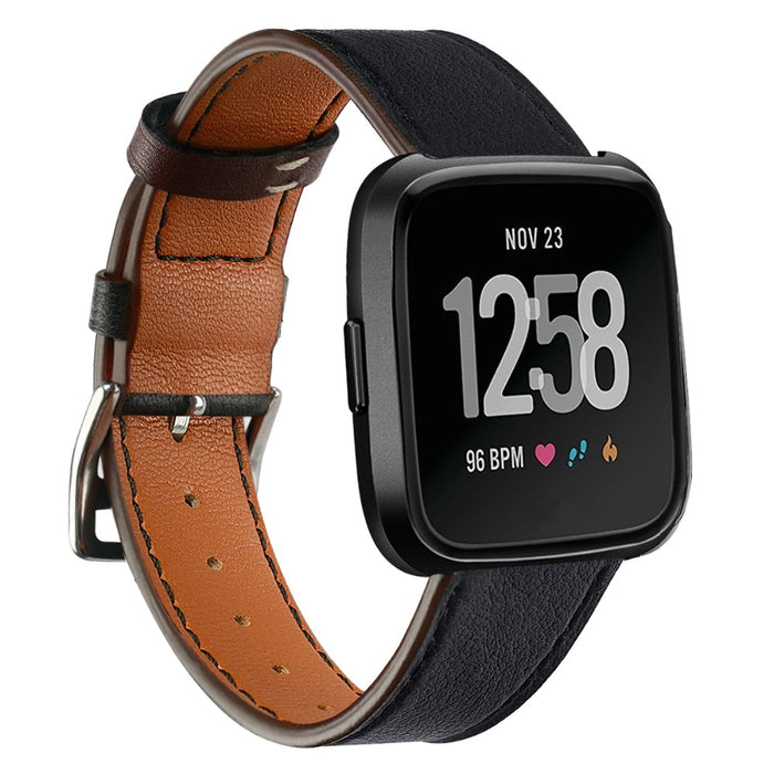 Genuine Leather band for Fitbit Versa