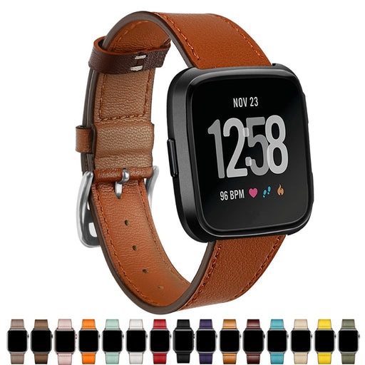 Genuine Leather band for Fitbit Versa