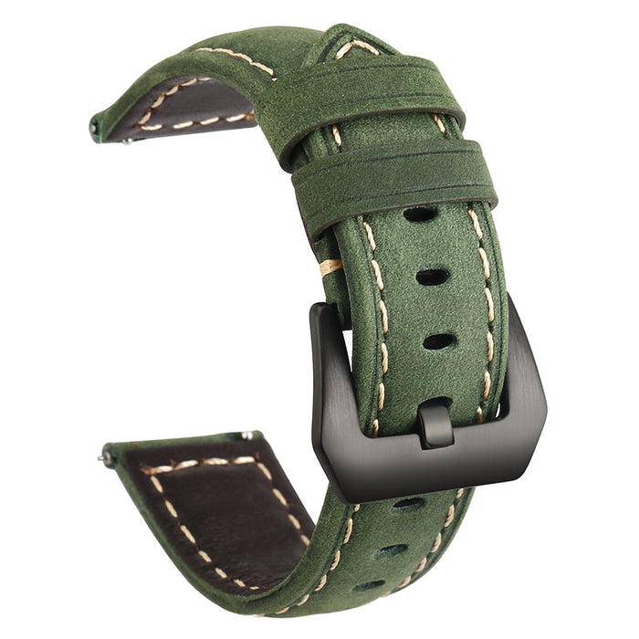 Genuine Leather Watch Band For HAUWEI Amazfit Huawei Samsung Galaxy Watch Active2 46mm 42