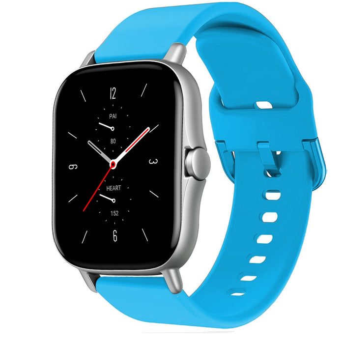 Silicone band For Amazfit GTS/2/2e/GTS2 Mini/GTR 42mm/47mm/GTR2/2e/stratos 2/3