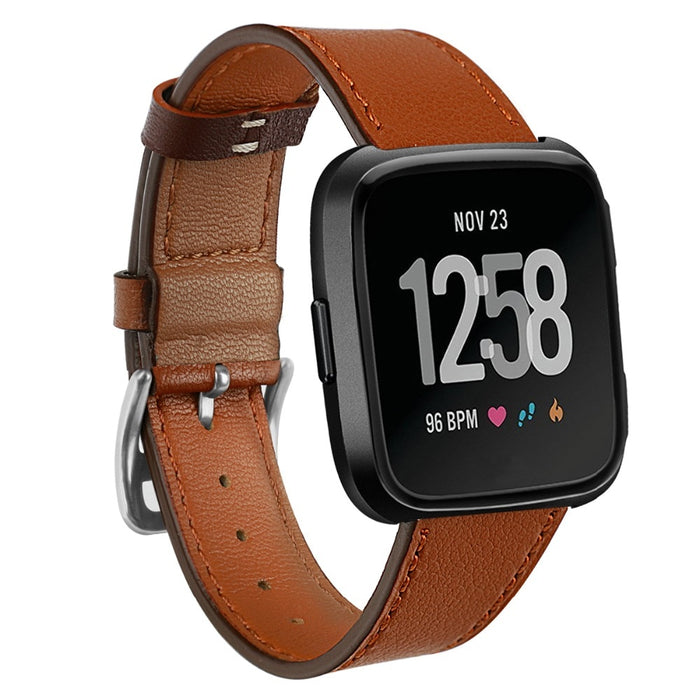 Genuine Leather band for Fitbit Versa