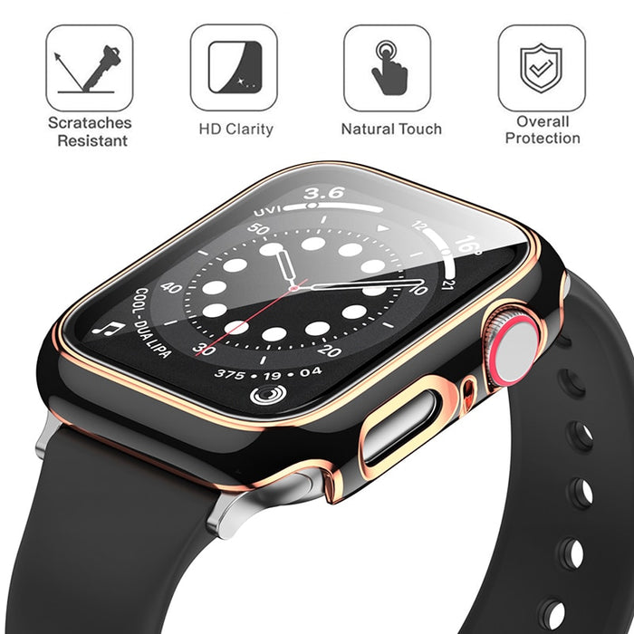 Two-Tone Glass + Cover For Apple Watch Case