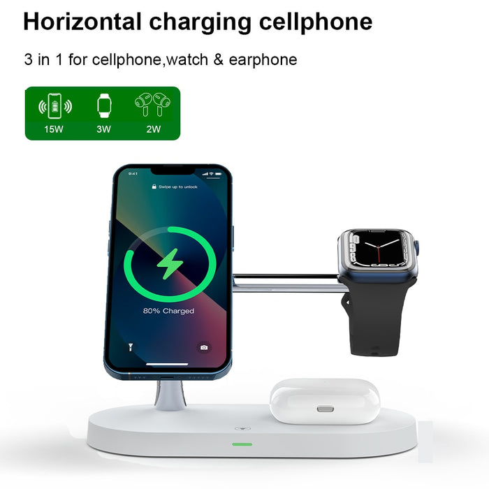 3 in 1 Wireless Charger Stand Magsafe QI fast Charging Station