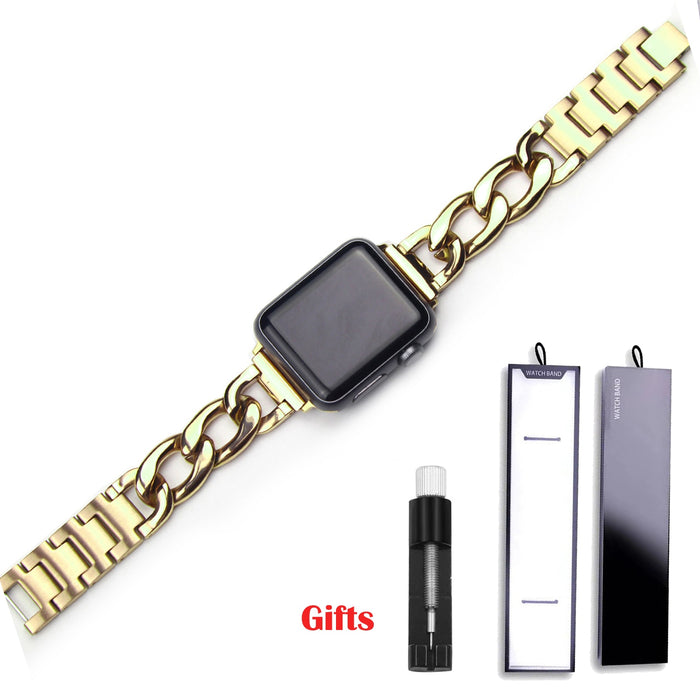 Cuban Link Stainless Steel Band for Apple Watch