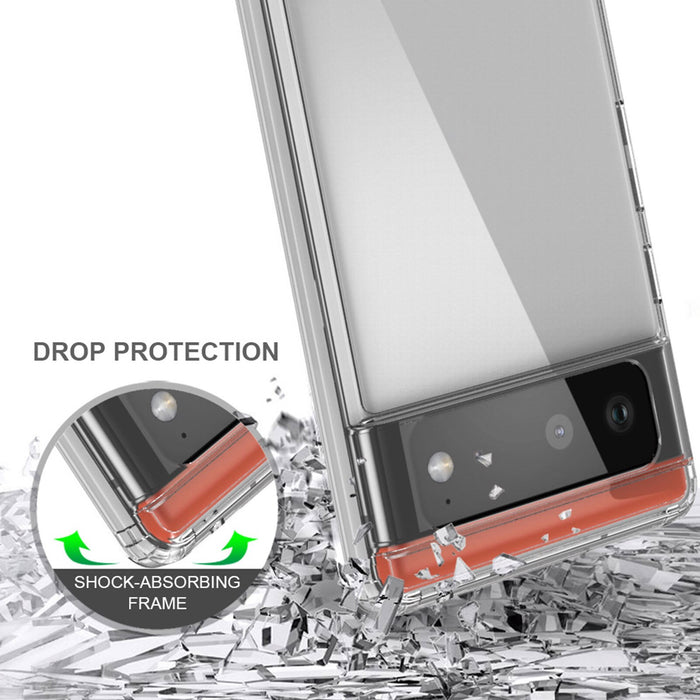 Ultra Thin Clear Soft TPU Transparent Back Cover For Google Pixel 6