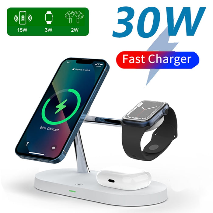 3 in 1 Wireless Charger Stand Magsafe QI fast Charging Station