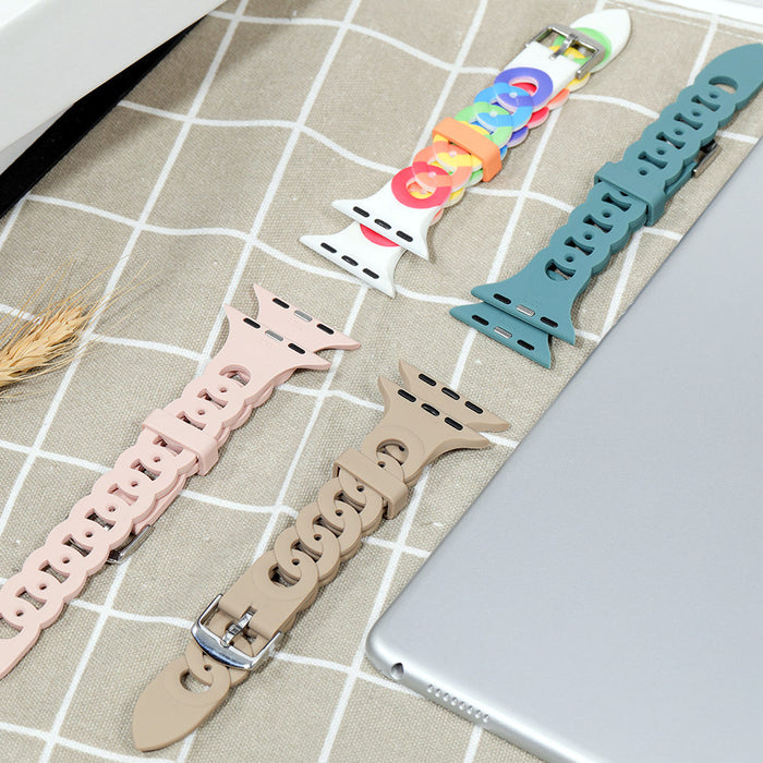 Silicone Strap For Apple Watch Band