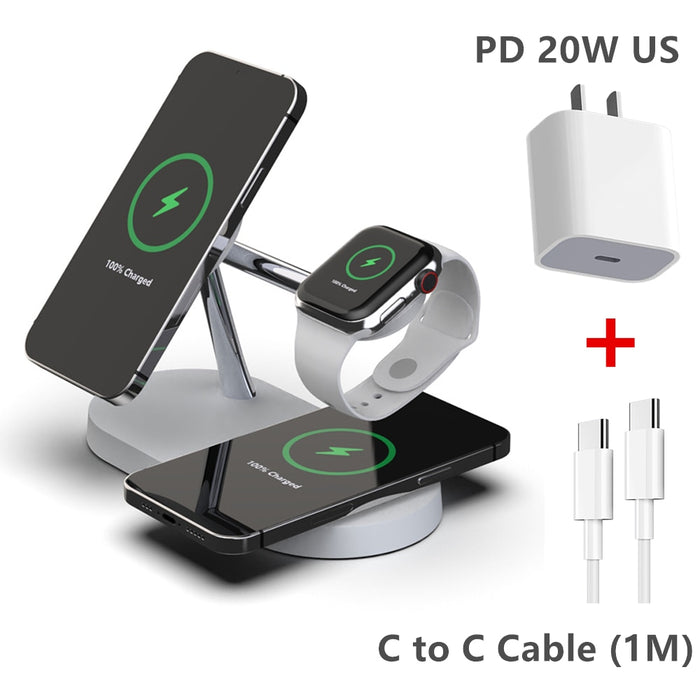 3 in 1 Wireless Charger Stand Magsafe QI fast Charging Station