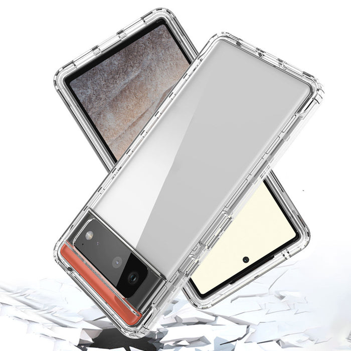 Ultra Thin Clear Soft TPU Transparent Back Cover For Google Pixel 6