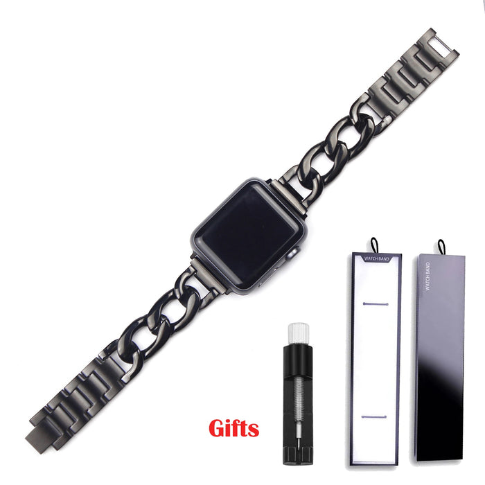 Cuban Link Stainless Steel Band for Apple Watch