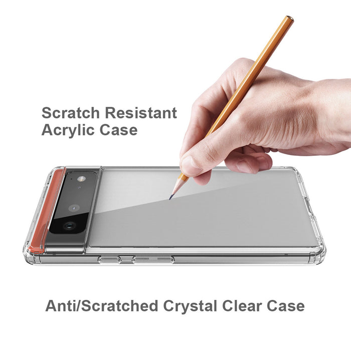Ultra Thin Clear Soft TPU Transparent Back Cover For Google Pixel 6