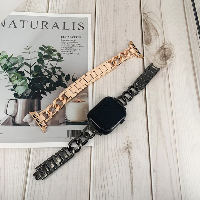 Cuban Link Stainless Steel Band for Apple Watch