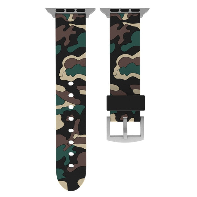 Camouflage Strap For Apple Watch