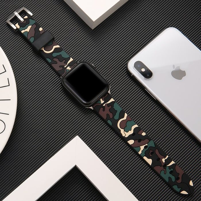 Camouflage Strap For Apple Watch