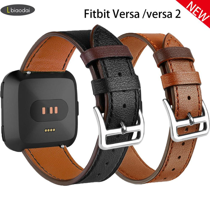 Leather band For Fitbit Versa /versa 2/versa lite